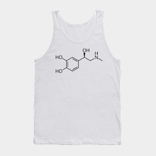 Adrenaline Epinephrine Chemistry Molecule Structure Tank Top
